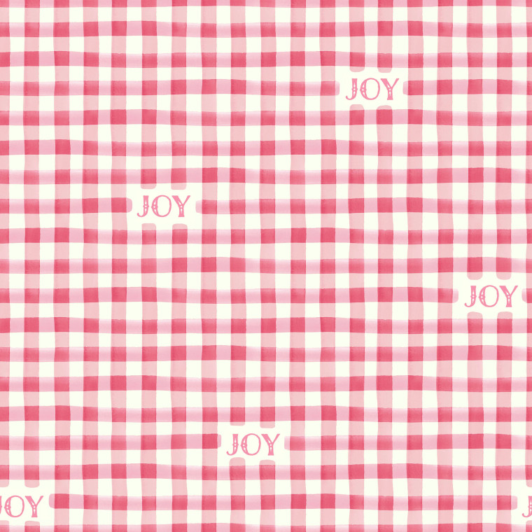 Fa La La Bluebell Gray Joy to the World Candy - Lewis and Irene Fabric