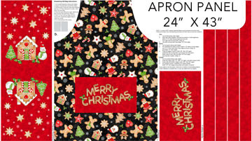 Sugar Coated - Apron Panel - Northcott Fabric