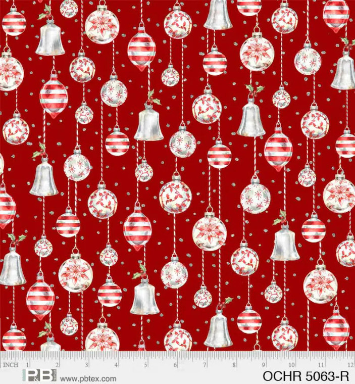 Ornamental Christmas Hanging Ornaments - P&B Fabric