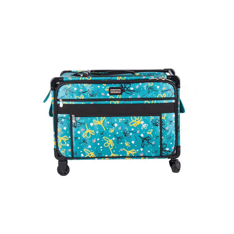 Tutto XL Turquoise with Yellow Daisies Trolley