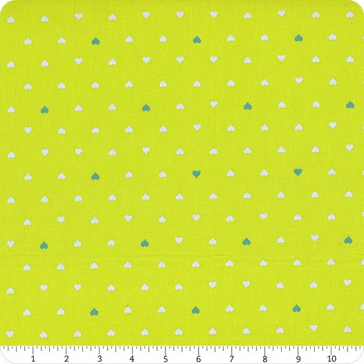 Besties Unconditional Love Clover - Tula Pink Fabric