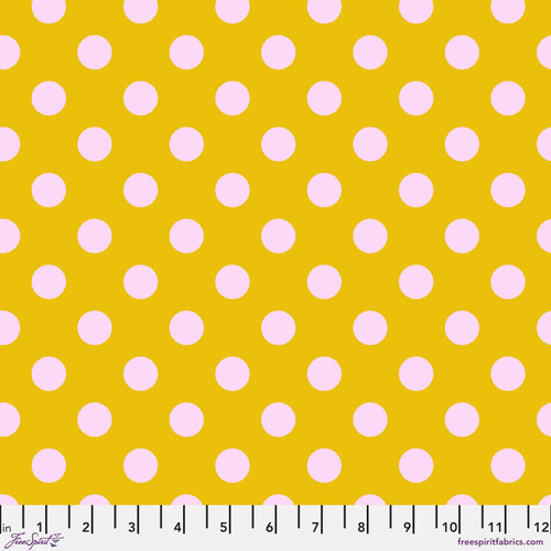 Pom Poms - Marigold - Tula Pink Fabric