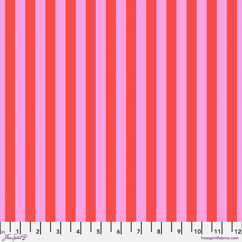 Tent Stripe - Poppy - Tula Pink Fabric