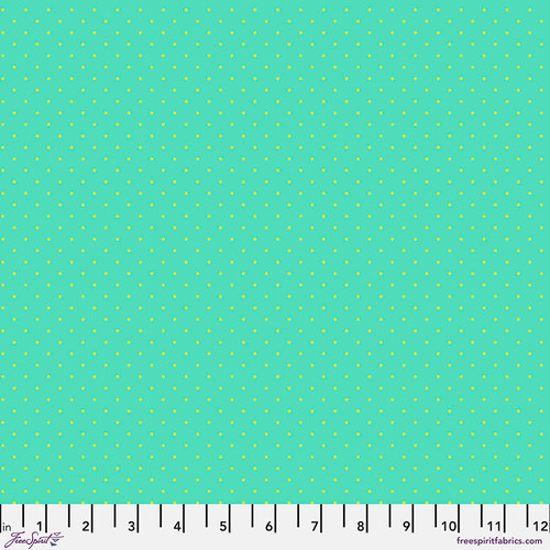 Tiny Dots - Peacock - Tula Pink Fabric
