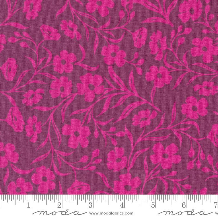 Maeve Florals Tansy Boysenberry - Moda Fabrics