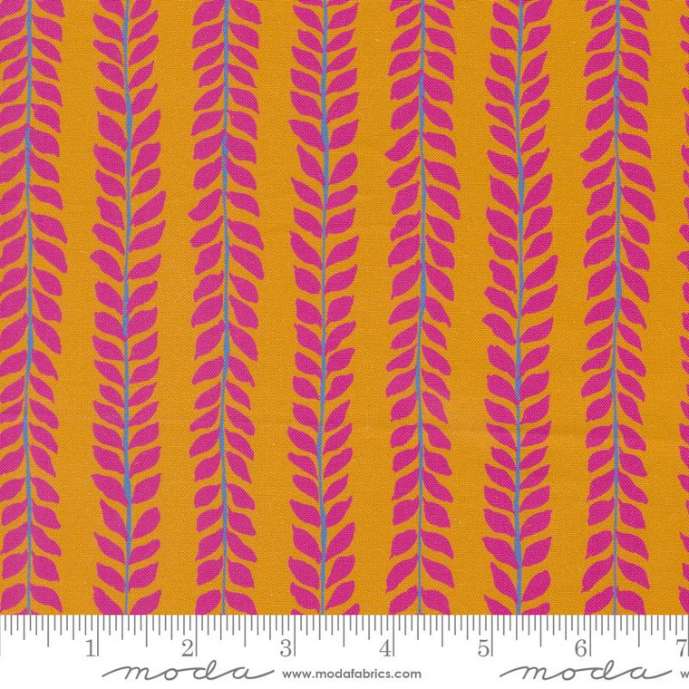 Maeve Stripes Vines Wheat - Moda Fabrics