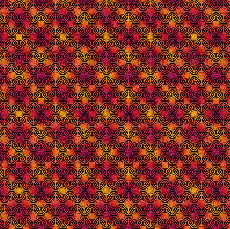 Vivid Dots Red - In The Beginning Fabric