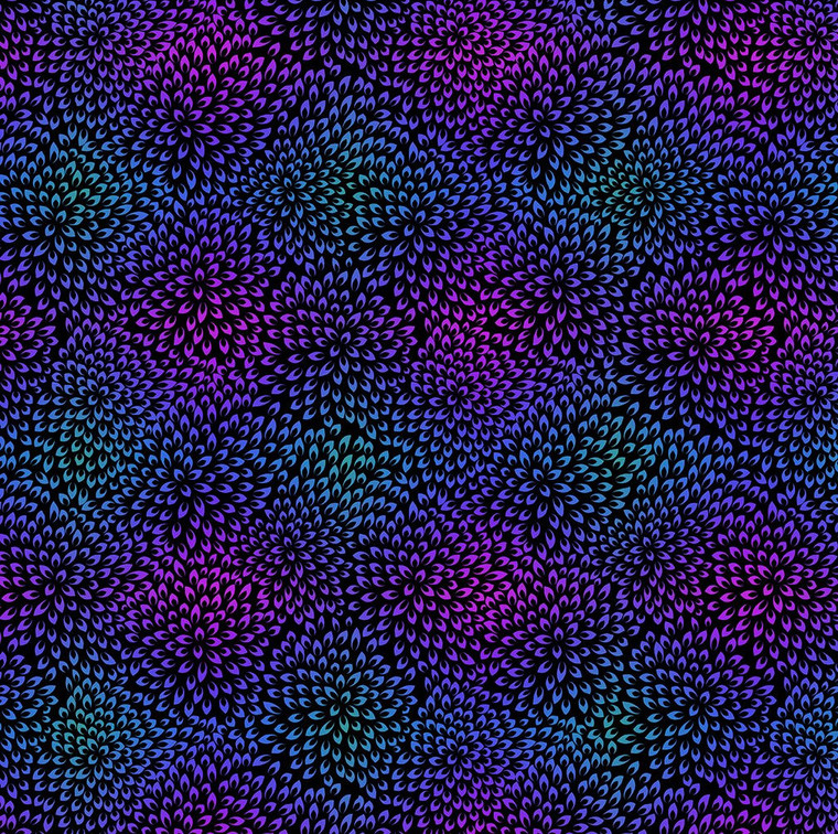 Vivid Mumms Purple - In The Beginning Fabric