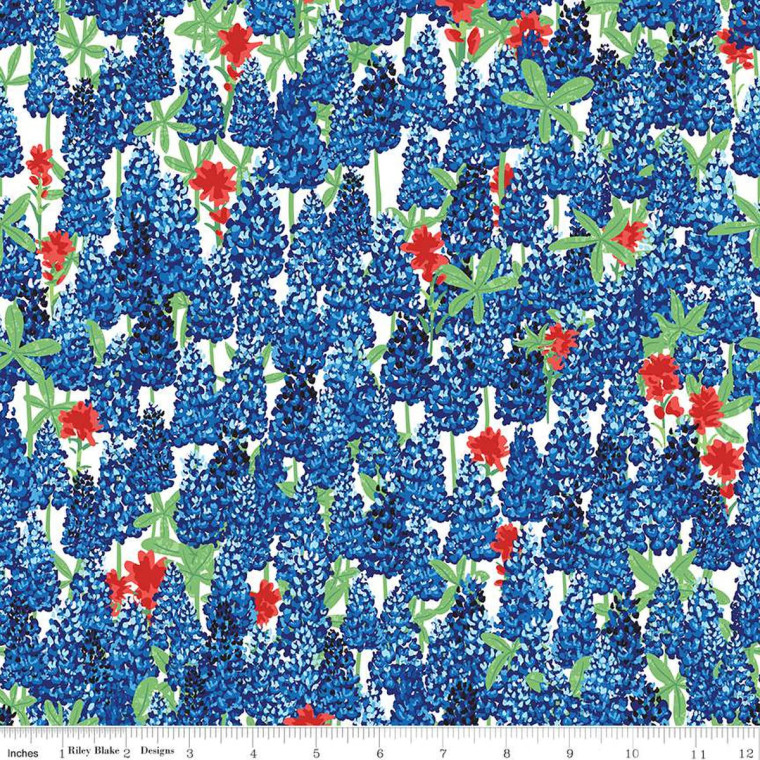 Friendship Florals Main White - Riley Blake Fabric