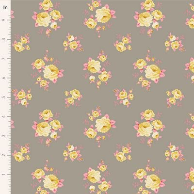 Tilda Sunday Brunch - Mille Grey - Tilda Fabric TIL100589