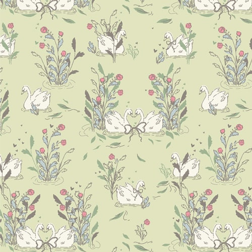 Mademoiselle Swan Soiree - Art Gallery Fabrics MMS97906