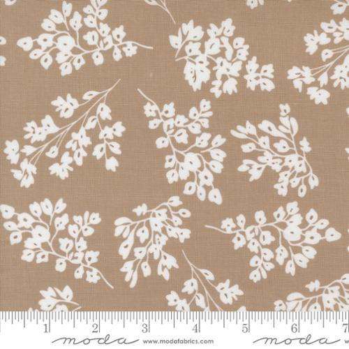 Botany Blenders Leaf Seedlings Earth - Moda Fabrics 11555-13