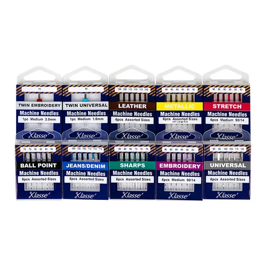 Klasse Needle Variety GIft Tin Includes 10 Different Needle Packs