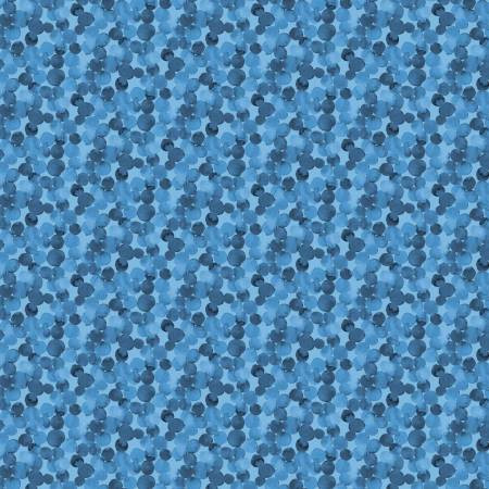 Sweet Summer Blue Spots - Camelot Fabrics 66230205-03