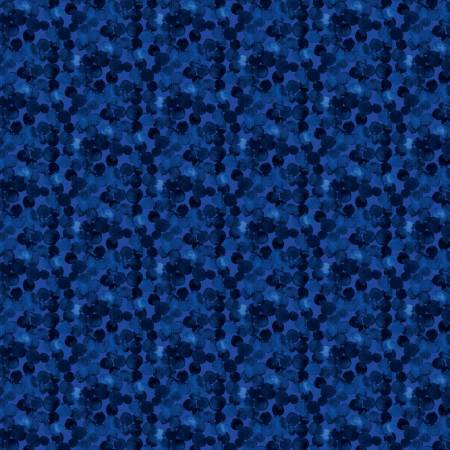 Sweet Summer Navy Spots - Camelot Fabrics 66230205-02