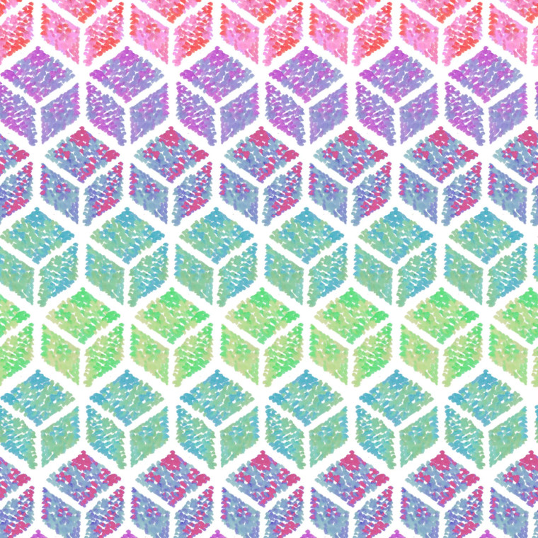 Sweet Summertime Geo Texture - 3 Wishes Fabrics 22949-MLT