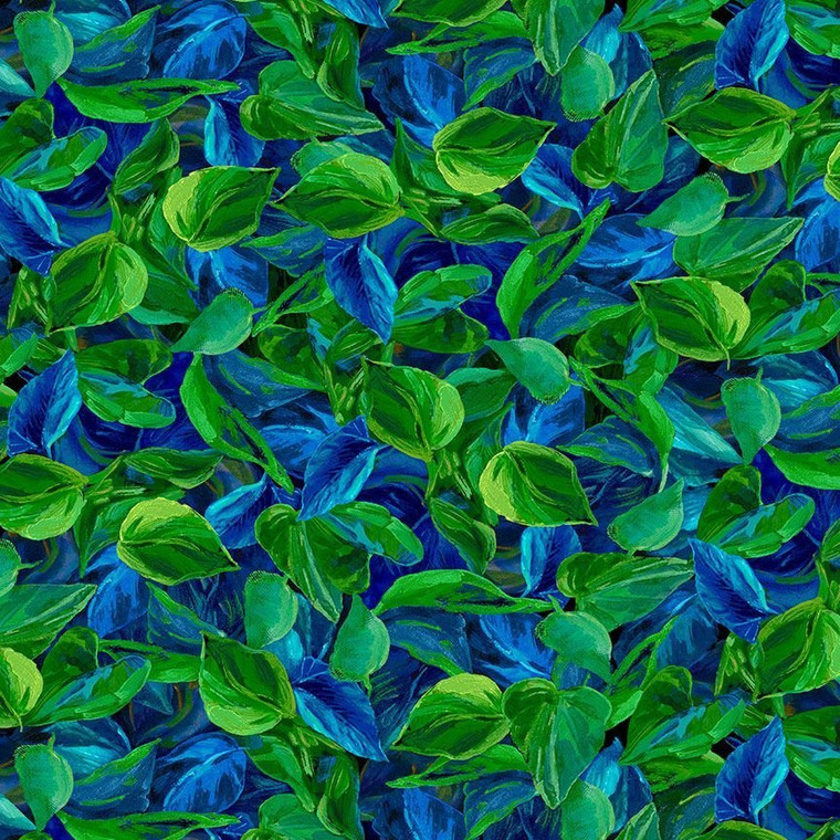 Sunflower Symphony Sunflower Leaves - Timeless Treasures Fabrics CD3533-LEAF