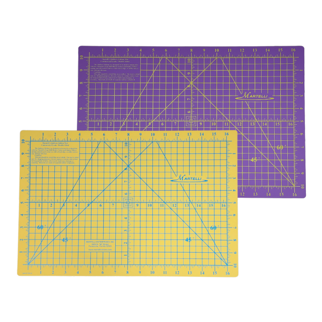 Martelli Extra Small Color Contrasting 12" x 18" Cutting Mat