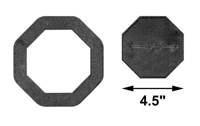 Martelli Octagon 4.5" Template and Fussy-Cut Window