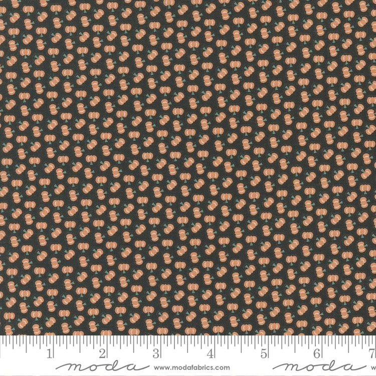 Owl O Ween Pumpkin Midnight - Moda Fabrics 31195-17