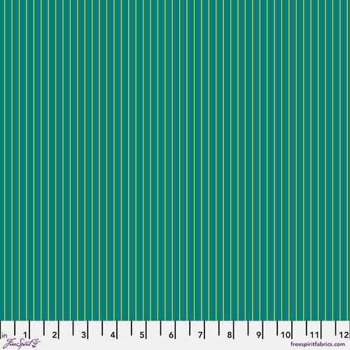 Tula Pink Tiny Stripes - Songbird - True Colors - Free Spirit Fabric PWTP186.SONGBIRD