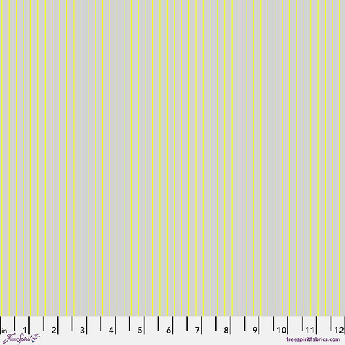 Tula Pink Tiny Stripes - Spark - True Colors - Free Spirit Fabric PWTP186.SPARK