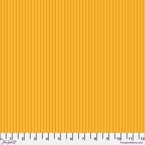 Tula Pink Tiny Stripes - Sunrise - True Colors - Free Spirit Fabric PWTP186.SUNRISE