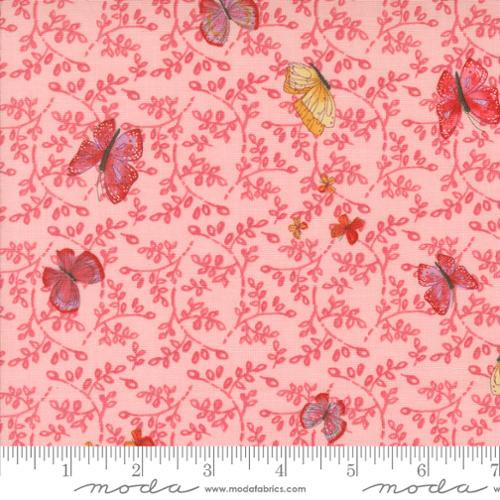 Superbloom Butterfly Vines Carnation - Moda Fabric 48784-19