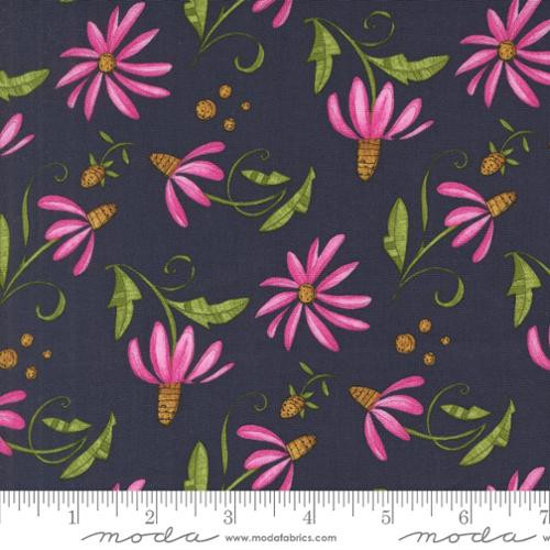 Superbloom Daisyish Indigo - Moda Fabric 48783-16