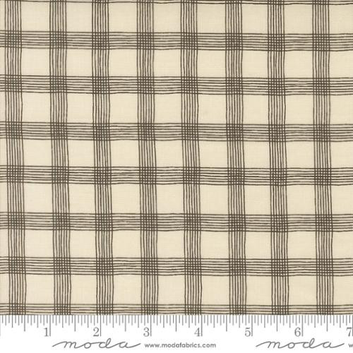 Threads Checks and Plaids Porcelain Black - Moda Fabric 55684-25