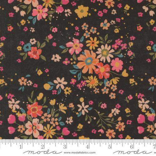 Sagewood Florals Rosemary Night Sky - Moda Fabric 11951-22