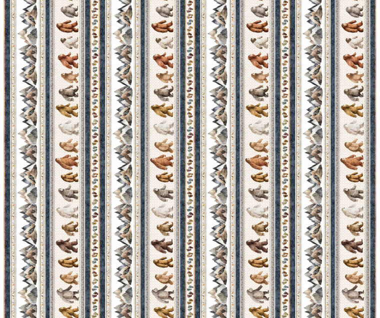 Bigfoot Bigfoot Border Stripe - QT Fabric 30992-X