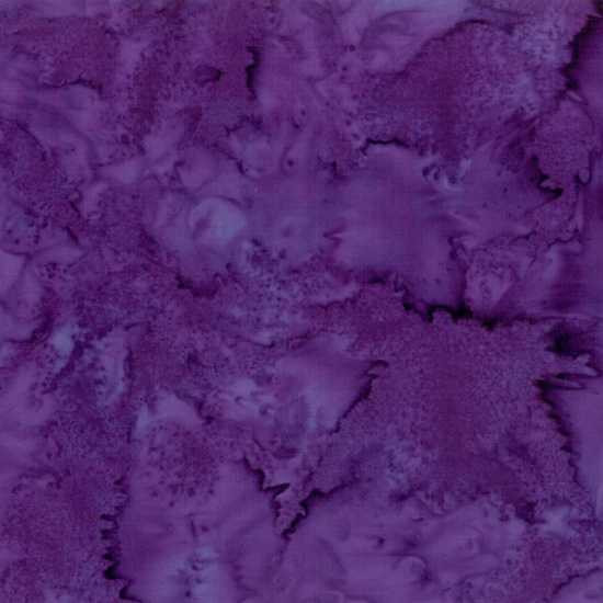 1895 Watercolors Bali Batiks New Grape - Hoffman Fabric 1895-N45 Premier Stitching