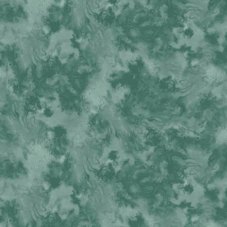 Moon Flower Flowing Tonal Green - P&B Fabric MFLO05719-G Premier Stitching