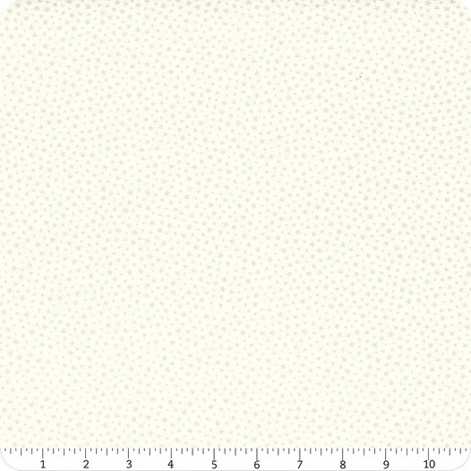 Star Spangled Beauty Soft White Sparkle Stars - Studio E Fabric mas10846-E