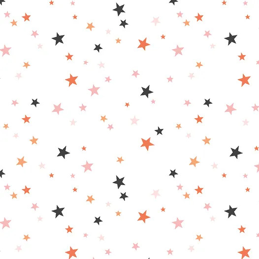 Hey Pumpkin 107/108in Wide Back Stars White - Riley Blake Designs Fabric WB16040-WHITE