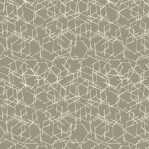 Modern Vintage Chisel Grey - Benartex Fabric 16598-14
