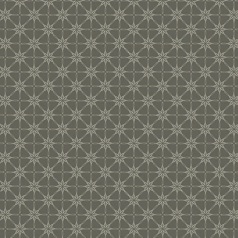 Modern Vintage Daisy Doily Mocha - Benartex Fabric 16599-77