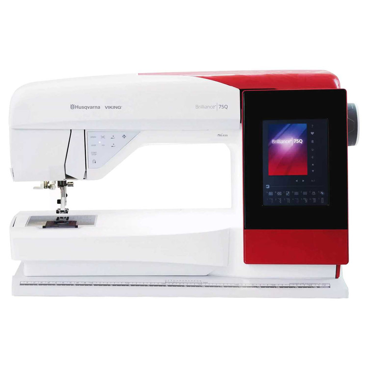 Husqvarna Brilliance 75Q Computerized Sewing Machine Premier Stitching front view
