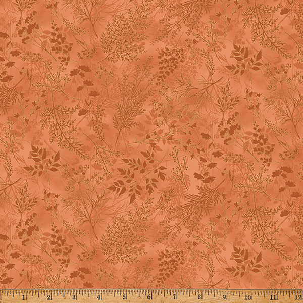 Harvest Bouquet Tossed Branches Rustica - Hoffman Fabrics X5546-613-Rustica