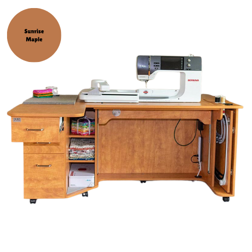 Horn Model 9080 Combo - Sewing/Embroidery/Cabinet in Sunrise Maple (horn-9080.90)
