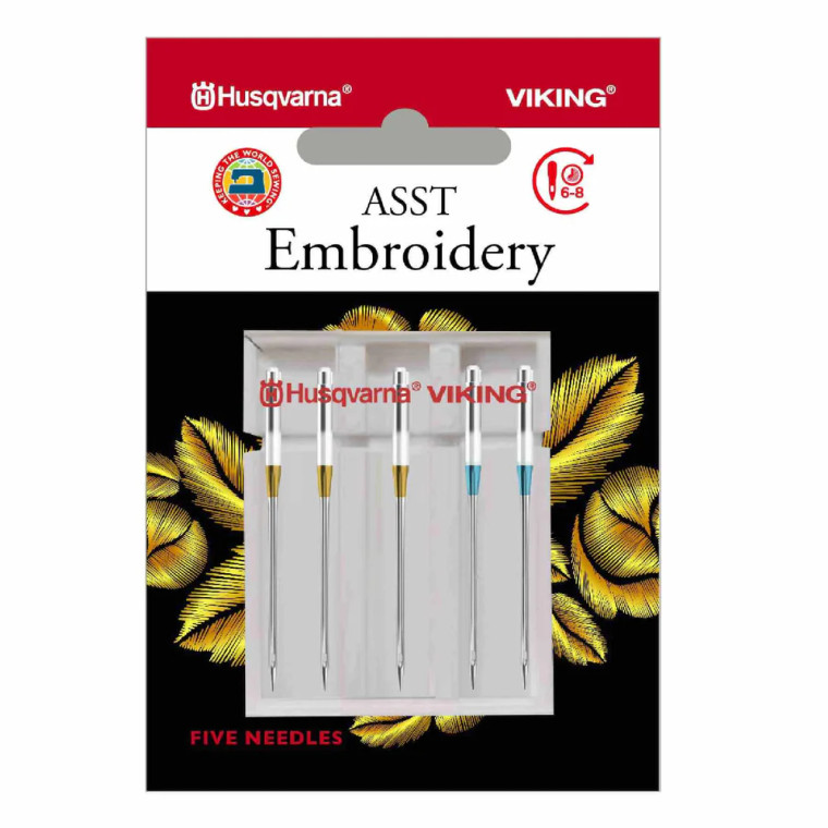 Husqvarna HV EMBROIDERY NEEDLE ASST, 5-PACK #920540096