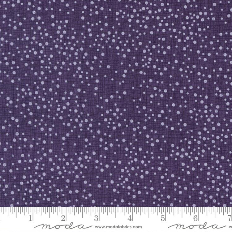 Moda Fabric- Dotty Thatched Amethyst #48715-215