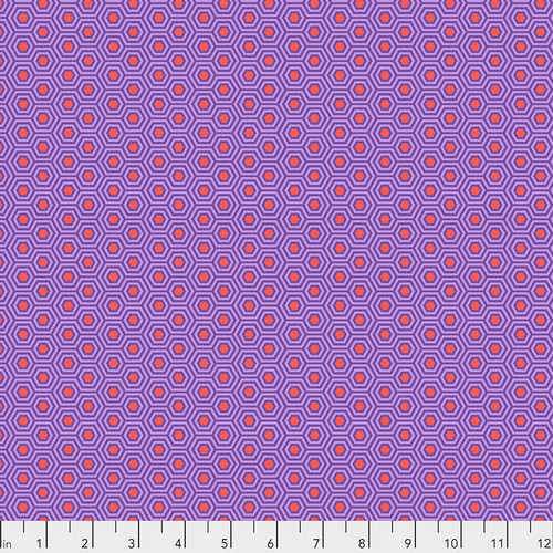 Tula Pink True Colors Hexy - Fire Fish #PWTP150.FIREFISH