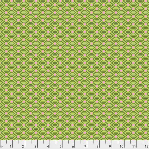 Tula Pink True Colors Hexy - Juniper #PWTP150.JUNIPER