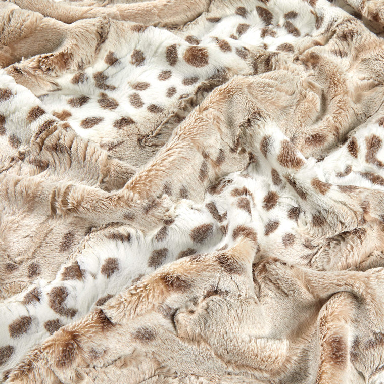 Shannon Fabrics- Luxe Cuddle Arctic Lynx Ice Taupe #lcparclynx-icetaupe