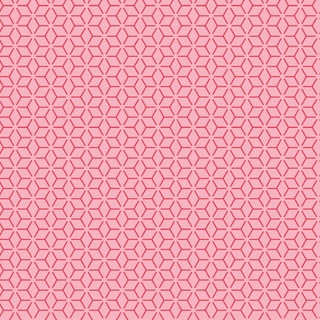 Maywood Studio Fabric - Kimberbell Basics - Pink Connected Stars #MAS8254-P