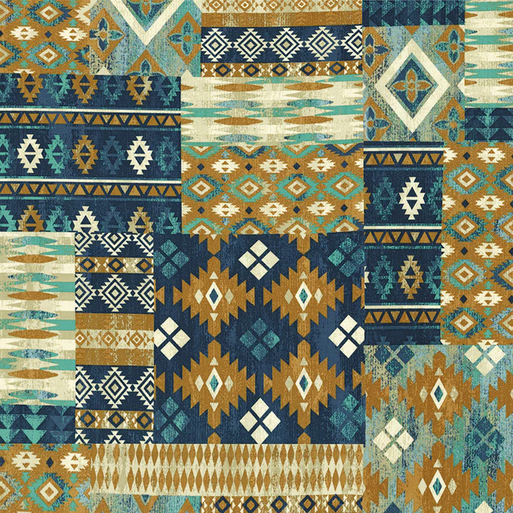 Moda Fabric - Saddle Ranch - Western Patchwork Multi #33798-11