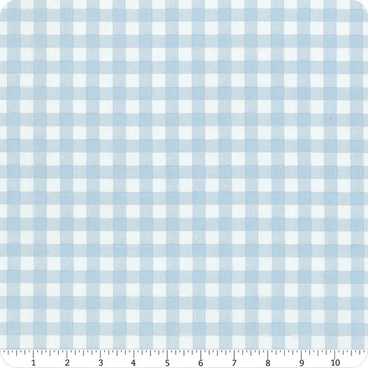 Riley Blake Designs Fabric - Bluegrass Charm - Gingham Sky #c16396-sky