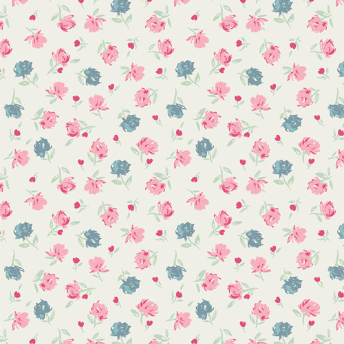 Art Gallery Fabric - Romantica - Gentle Rosebuds Charm #cur8ro-402